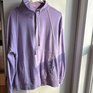 Light Purple Women's Hoodie Sweater